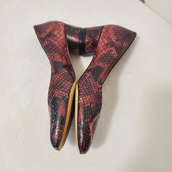 NWOT 27 Edit Snakeprint Geneva Pumps Size 6.5 - Picture 5 of 14
